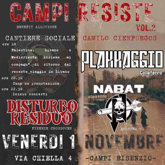 CAMPI RESISTE vol.2 - Benefit alluvione