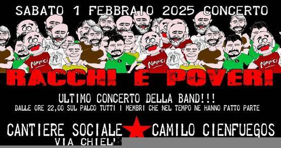 Ultimo concerto dei RACCHI E POVERI!