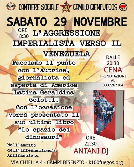 L'aggressione imperialista verso il Venezuela